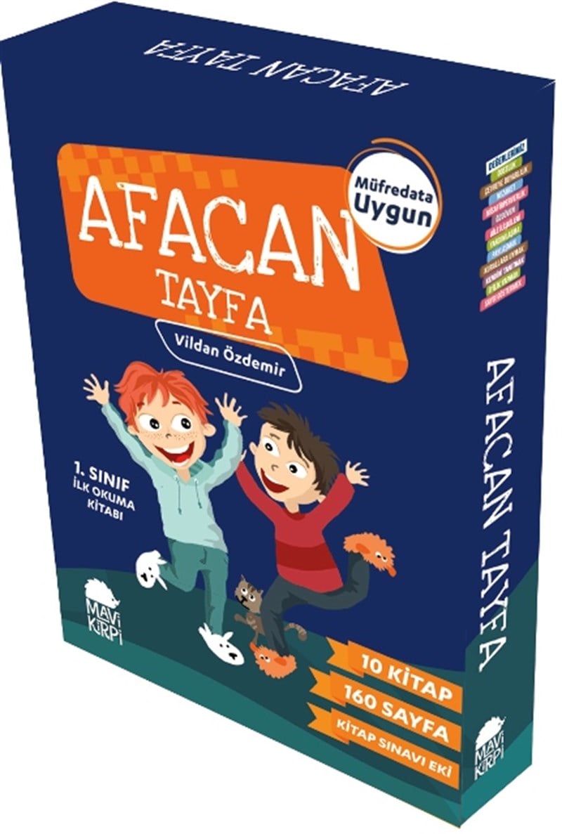 Afacan Tayfa 1. Sınıf İlk Okuma Seti (10 Kitap)