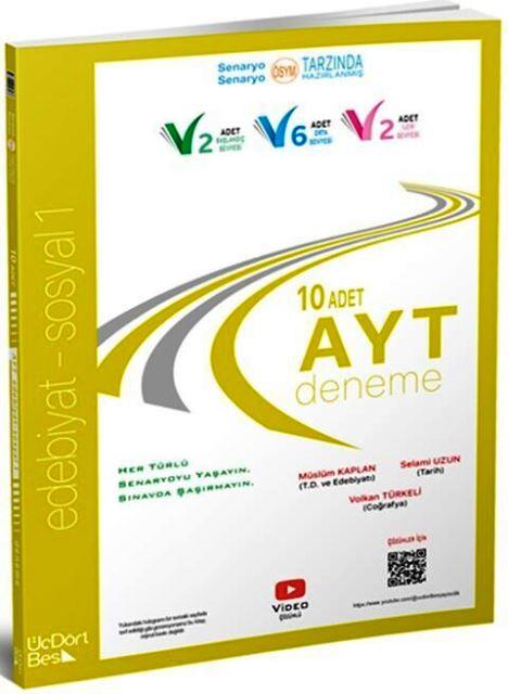 AYT 10 Lu Edebiyat - Sosyal 1 Deneme