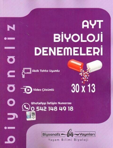 AYT Biyoloji 30 x 13 Denemeleri