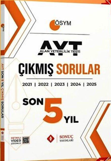 AYT Çıkmış Sorular Son Beş Yıl 2025