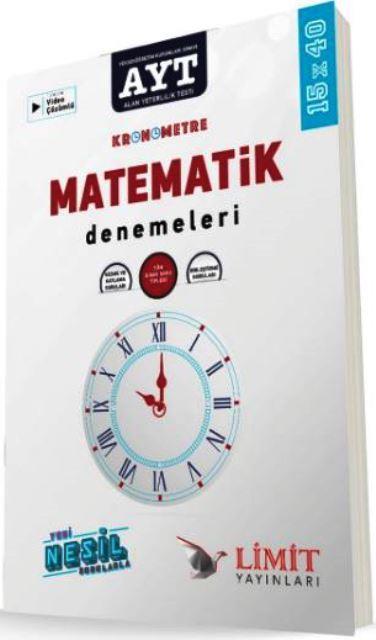 AYT Kronometre Matematik Denemeleri 15x40