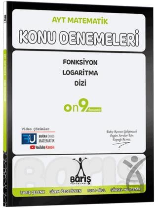 AYT Matematik Fonksiyon Logaritma Dizi Konu Denemeleri