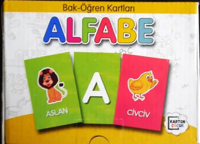 Bak Öğren Kartları Alfabe 