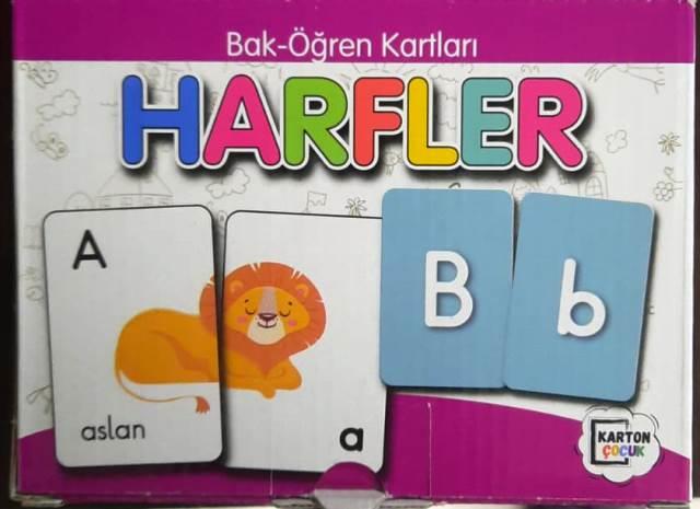 Bak Öğren Kartları Harfler