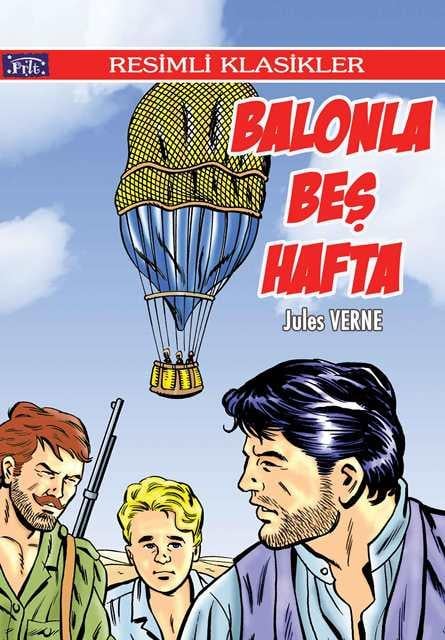 Balonla Beş Hafta Resimli Klasikler Dizisi