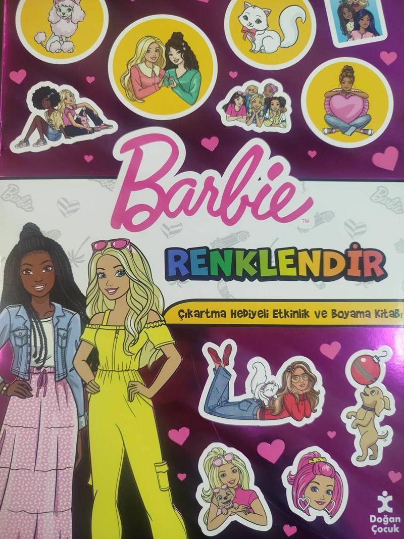 Barbie Reklendir Boyama Kitabı