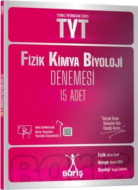 Barış Yayınları TYT Fizik Kimya Biyoloji FKB Denemesi 15 Adet