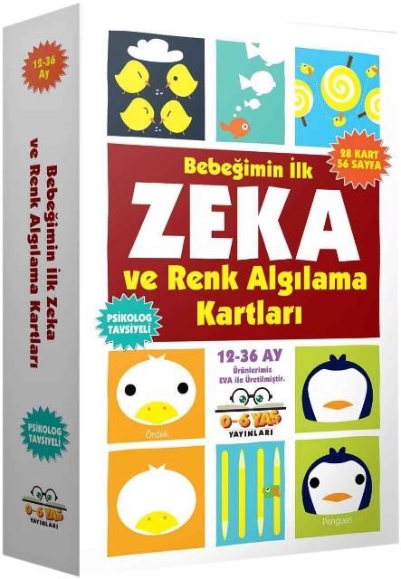 Bebeğimin İlk Zeka ve Renk Algılama Kartları 12-36 Ay