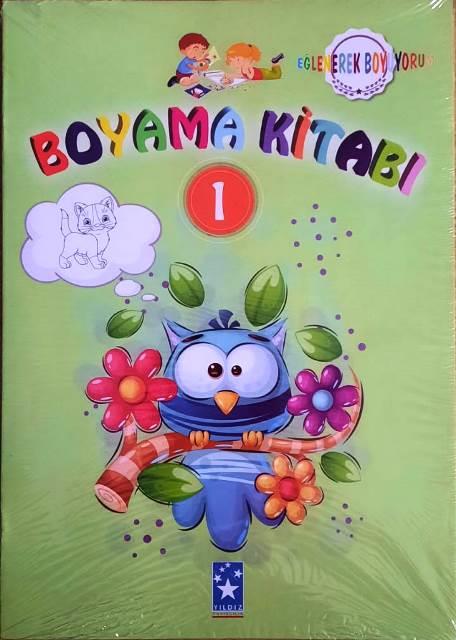 Boyama Kitabı Eğlenerek Boyuyorum 10 KİTAP (Set)