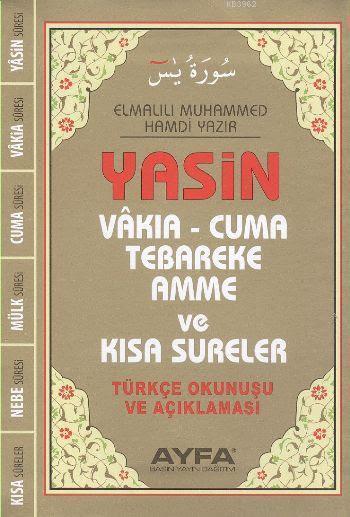 Çanta Boy Türkçeli Üçlü Yasin - Fihristli (Ayfa043F)