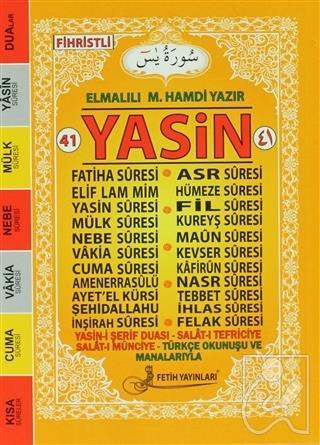 Cep Boy Fihristli 41 Yasin F019