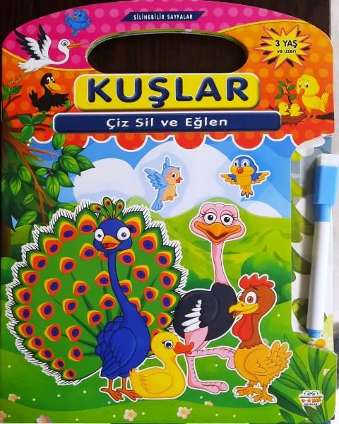 Çiz Sil Ve Eğlen Kuşlar