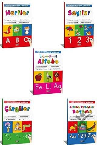Çizgi Alıştırmaları İle Alfabe Kavram Seti (5 Kitap)