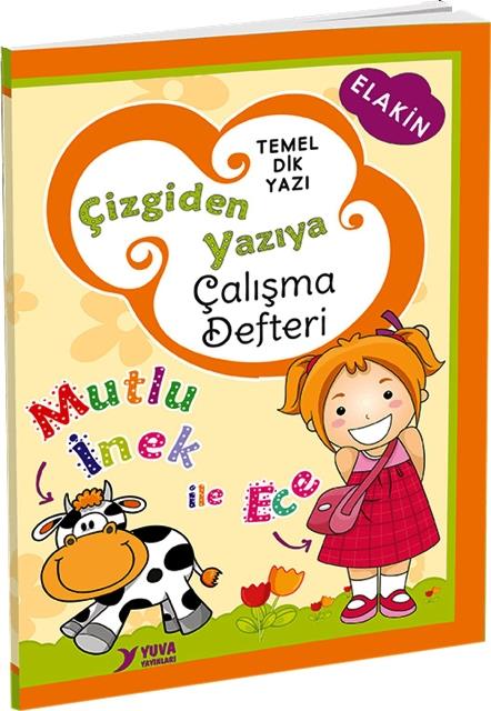 Çizgiden Yazıya Çalışma Defteri-Dik Temel Harflerle