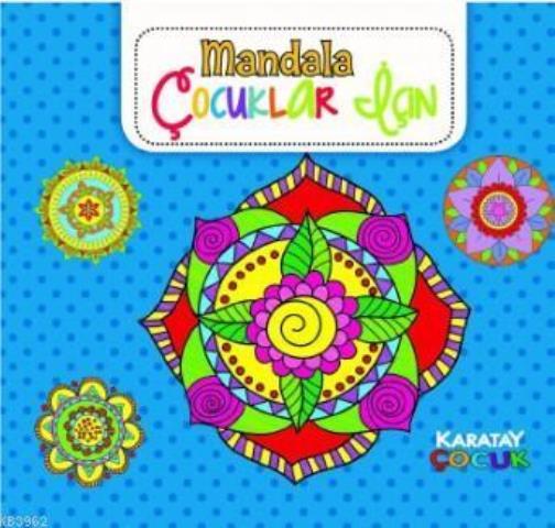 Çocuklar İçin Mandala Mavi
