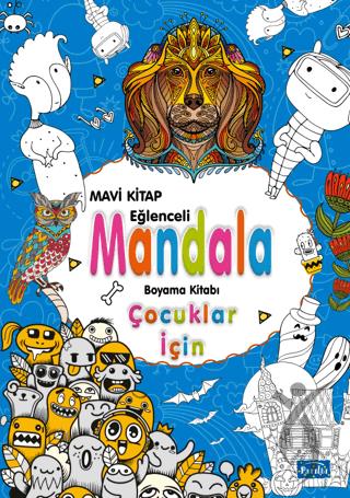 Çocuklar İçin Mandala Mavi