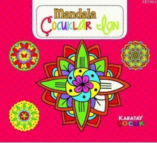 Çocuklar İçin Mandala Pembe