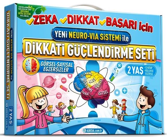 Dikkati Güçlendirme Seti - Yeni Neuro VİA Sistemi ile (2 Yaş)