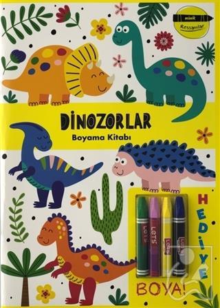 Dinozorlar Boyama Kitabı - Minik Ressamlar