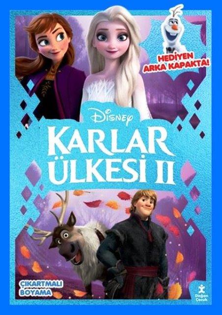Disney Karlar Ülkesi 2 Parti Zamanı Çıkartmalı Boyama Kitabı