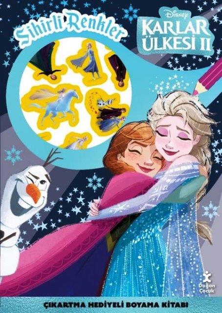Disney Karlar Ülkesi 2 Sihirli Renkler Çıkartma Hediyeli Boyama Kitabı