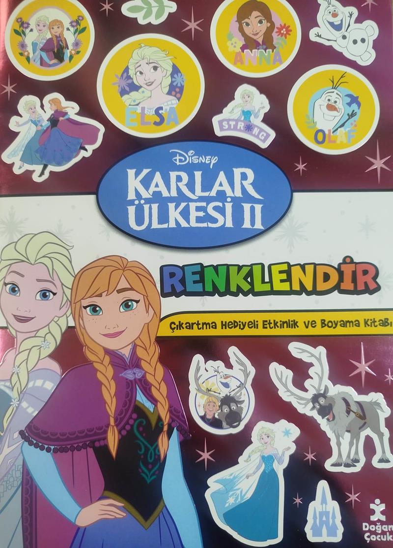Dısney Karlar Ülkesi Reklendir Boyama Kitabı