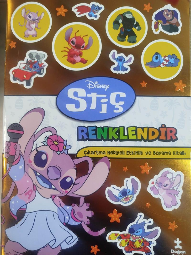 Dısney Stiç Reklendir Boyama Kitabı