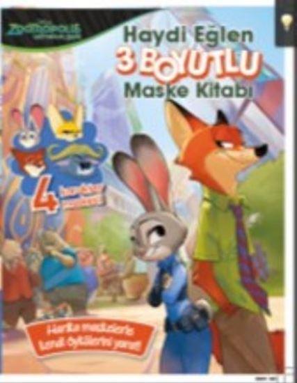 Disney Zootropolis Hayvanlar Şehri Haydi Eğlen 3 Boyutlu Maske Kitabı