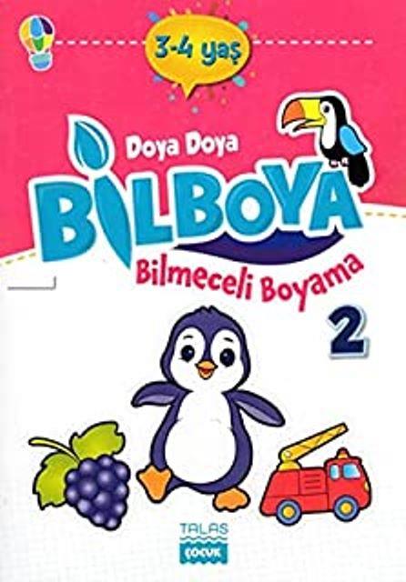 Doya Doya Bil Boya Bilmeceli Boyama 2 (3-4 Yaş)