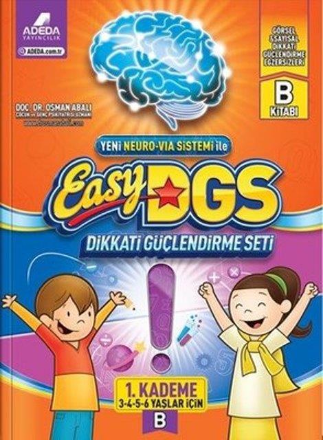 Easy DGS Dikkati Güçlendirme Seti (3 - 4 - 5 - 6 Yaşlar İçin) 1. Kademe B