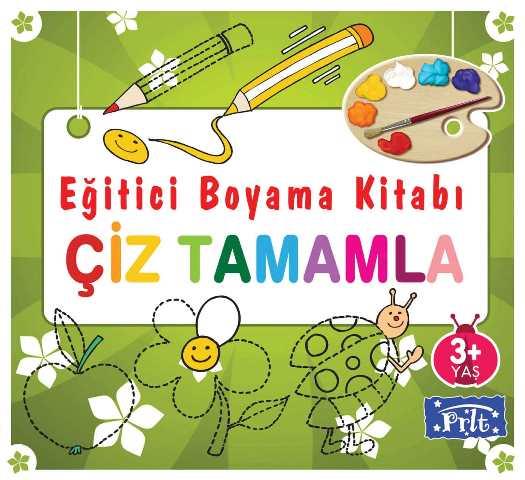 Eğitici Boyama Kitabı - Çiz Tamamla