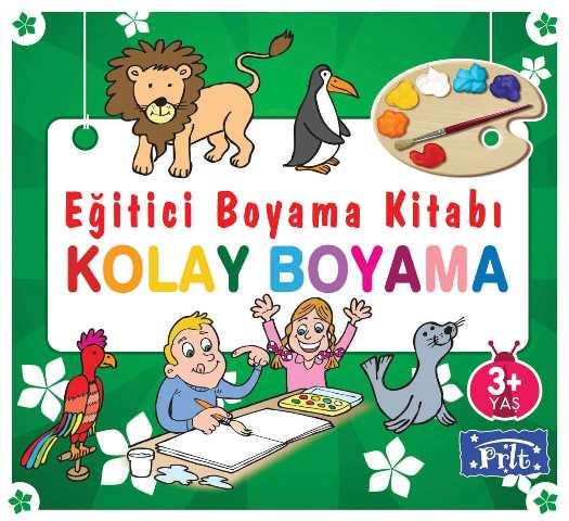Eğitici Boyama Kitabı - Kolay Boyama