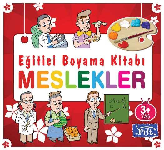 Eğitici Boyama Kitabı - Meslekler