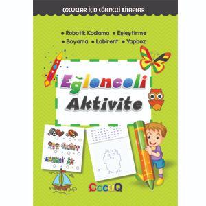 Eğlenceli Aktivite Tekli Kitap (Yeşil)