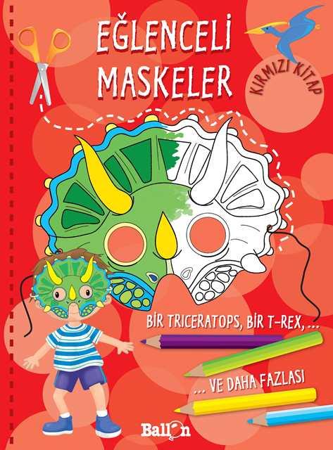 Eğlenceli Maskeler Kırmızı Kitap
