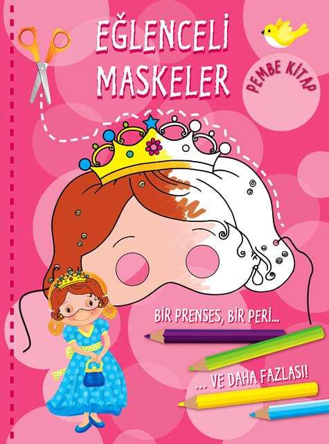 Eğlenceli Maskeler Pembe Kitap