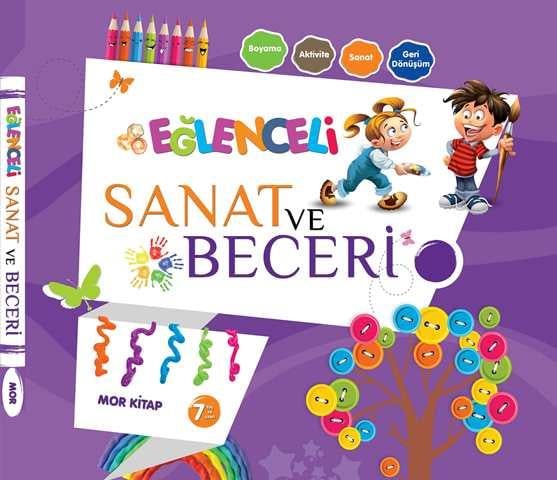 Eğlenceli Sanat ve Beceri Mor Kitap (7 Yaş)