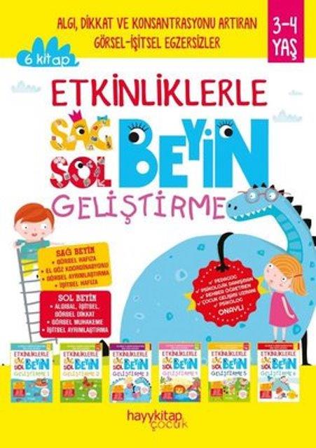 Etkinliklerle Sağ Beyin Sol Beyin Geliştirme (6 Kitap Takım)
