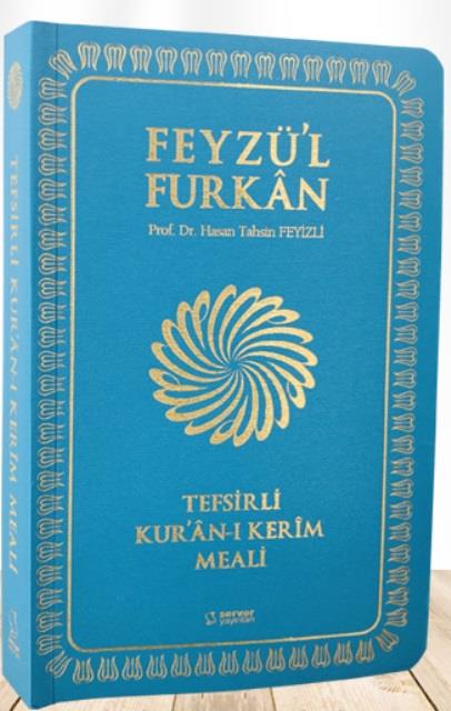 Feyzü'l Furkan Tefsirli Kur'an-ı Kerim Meali (Sempatik Cep Boy - İnce Cilt) Turkuaz