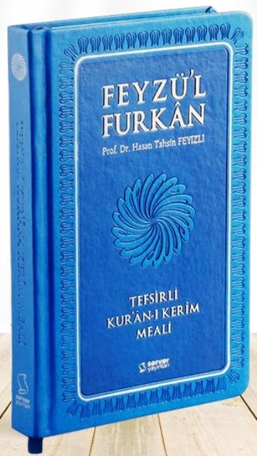 Feyzü'l Furkan Tefsirli Kur'an-ı Kerim Meali (Sempatik Cep Boy - Tefsirli Meal - Ciltli) - Lacivert