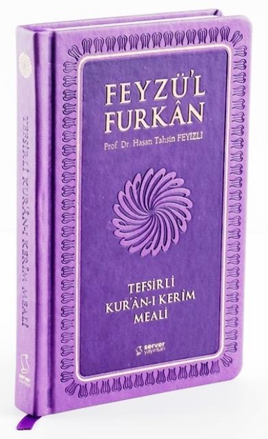 Feyzü'l Furkan Tefsirli Kur'an-ı Kerim Meali (Sempatik Cep Boy - Tefsirli Meal - Ciltli) - Lila