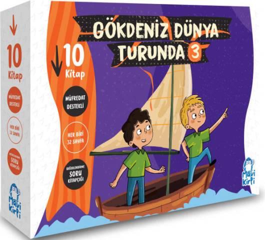 Gökdeniz Dünya Turunda Seti 3 .Cilt (10 Kitap)