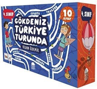 Gökdeniz Türkiye Turunda 4. Sınıf Seti - (10 Kitap)