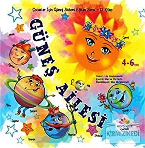 Güneş Ailesi - Çocuklar İçin Güneş Sistemi Eğitim Serisi (12 Kitap Takım)