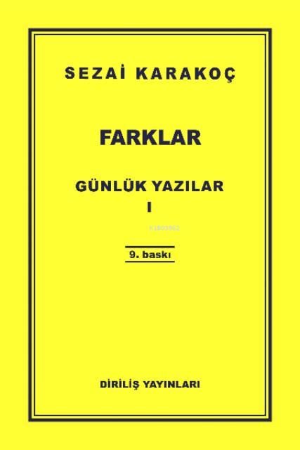Günlük Yazılar 1 - Farklar