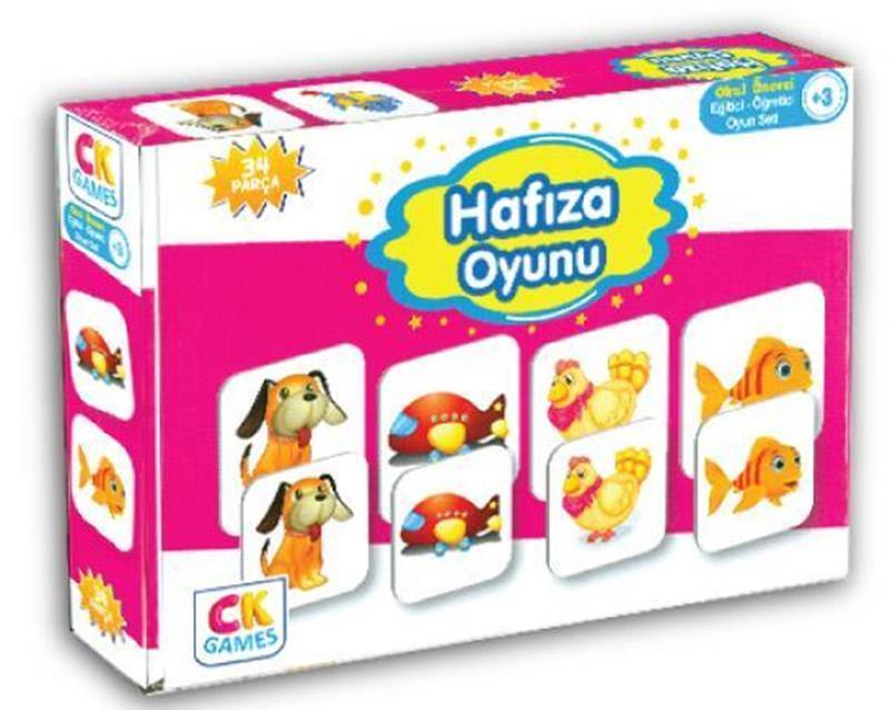 Hafıza Oyunu  3+yaş Eğitici Öğretici 58 Parça Puzzle Oyun Seti