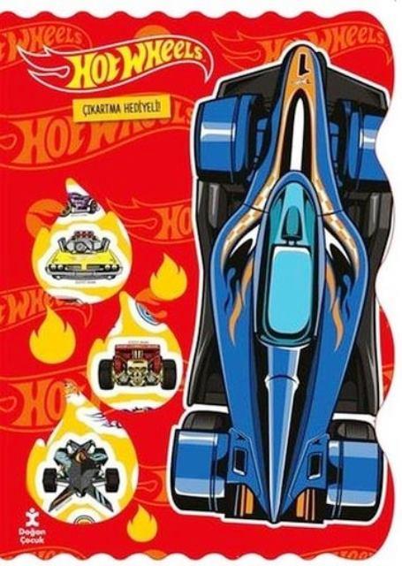 Hot Wheels Bol Bol Boya - Bol Bol Yapıştır Boyama Kitabı - Çıkartma Hediyeli!