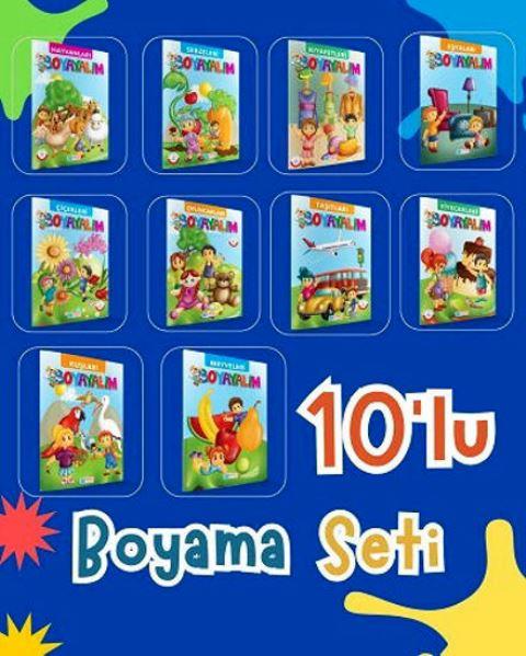 İnce Boyama 10 lu Set