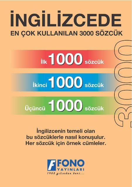 İngilizcede En Çok Kullanılan 3000 Sözcük