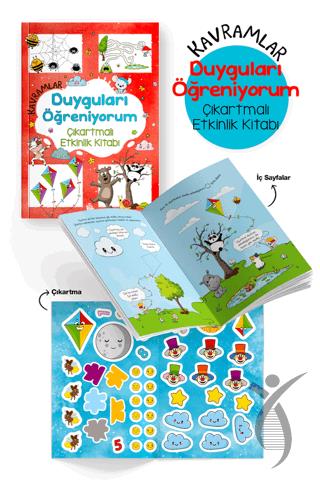 Kavramlar - Duyguları Öğreniyorum - Çıkartmalı Etkinlik Kitabı